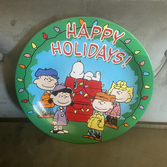 Peanuts Holiday Plate - Picture 2 of 7
